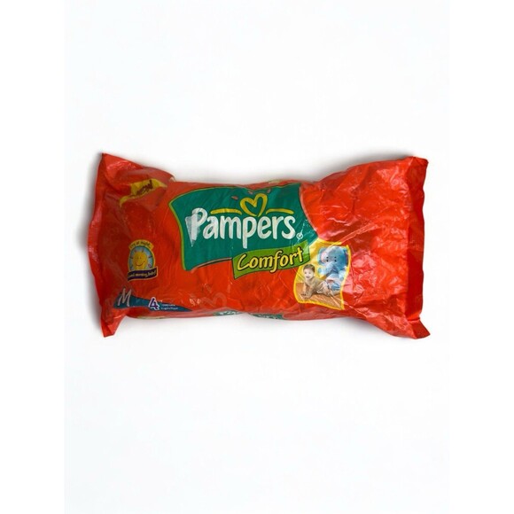 Vintage Pampers Comfort Diapers from Philippines South East Asia 4pk Sealed RARE - Picture 2 of 15